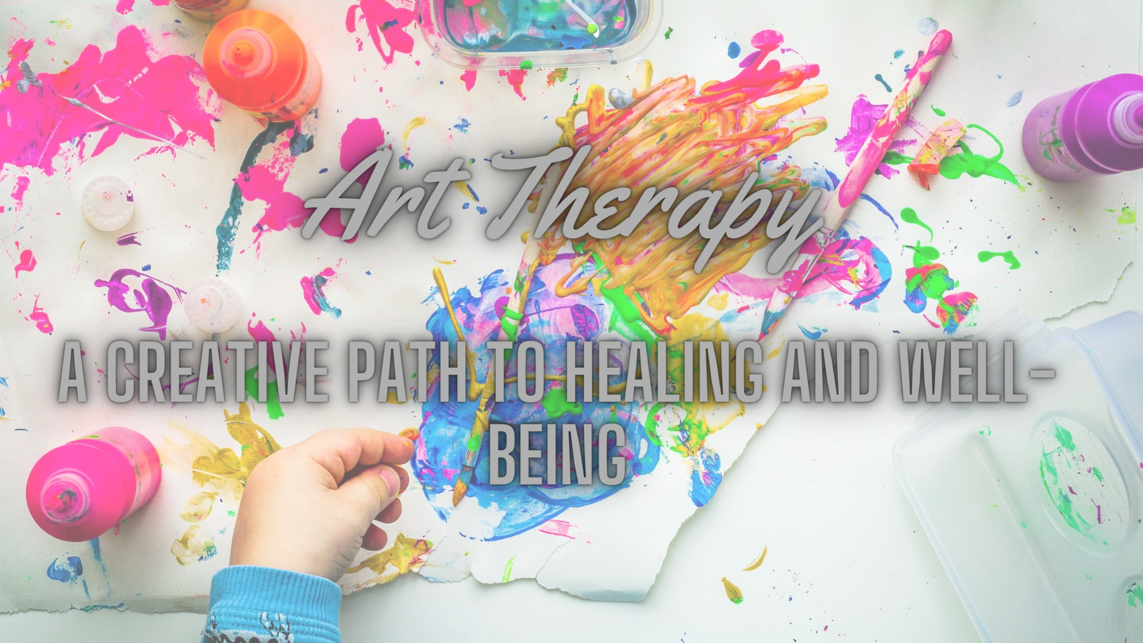 Brushstroke on canvas symbolizing emotional healing through art therapy