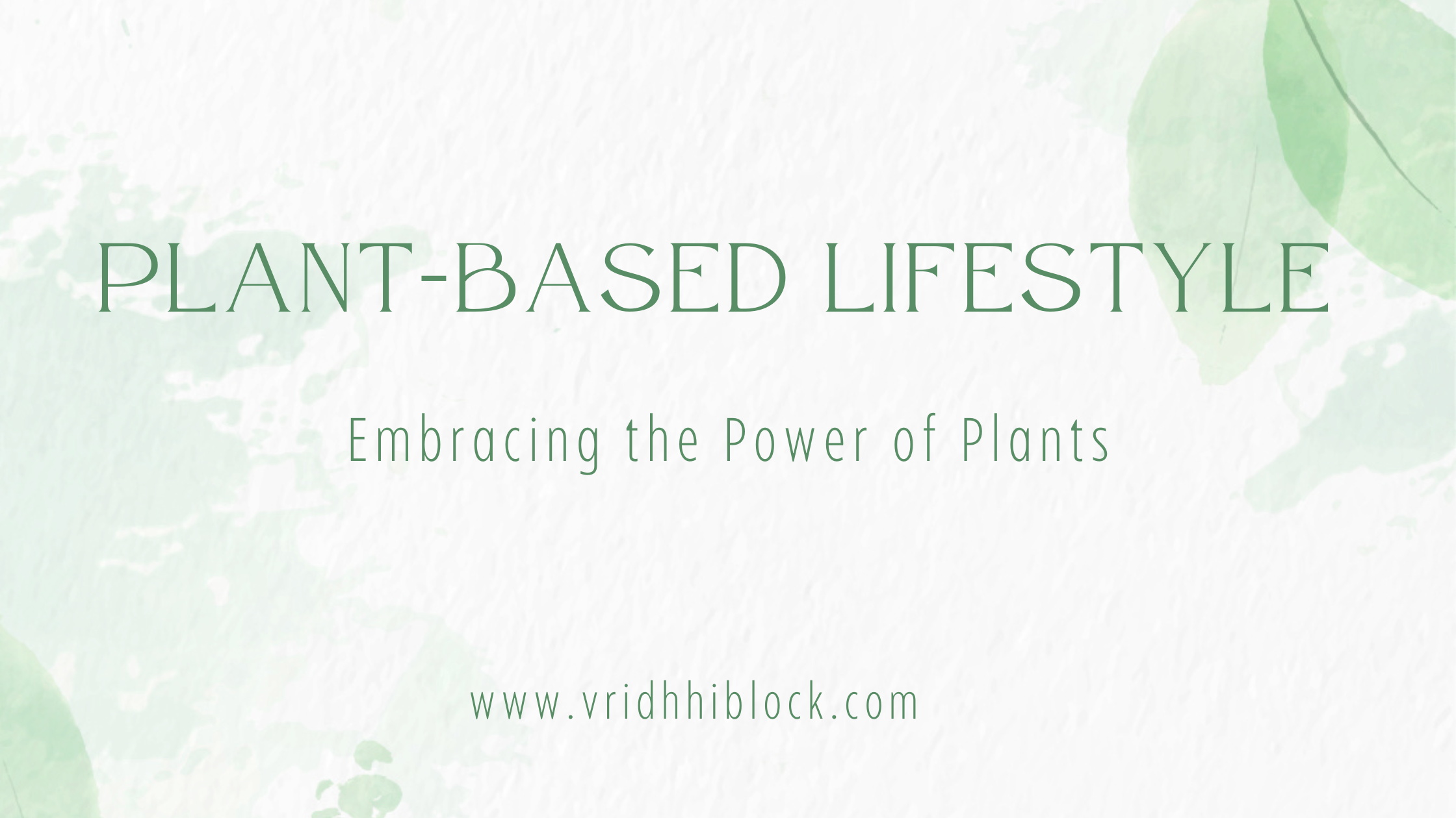 Plant-Based-Lifestyle