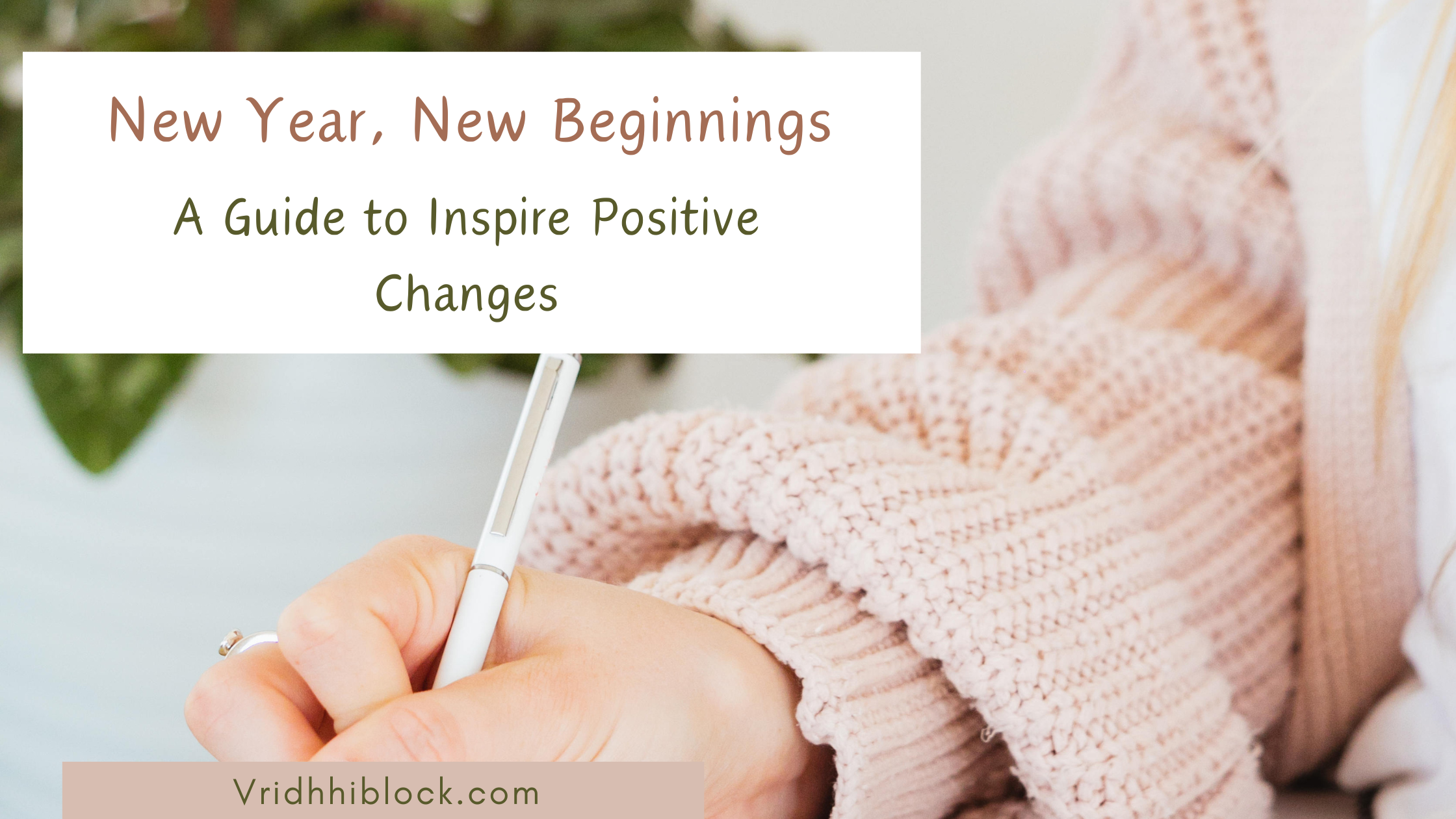 New Year new beginnings planning and reflection journal